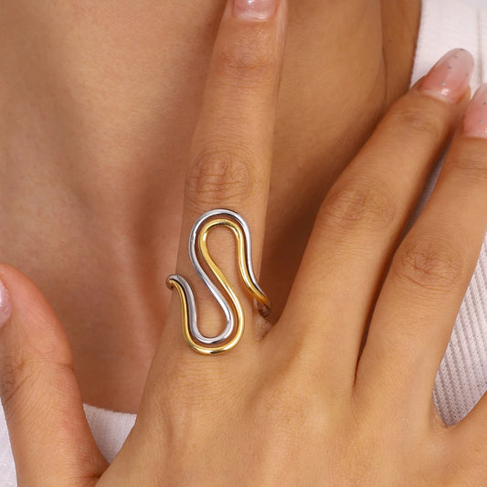 Double-layer S-shaped Ring