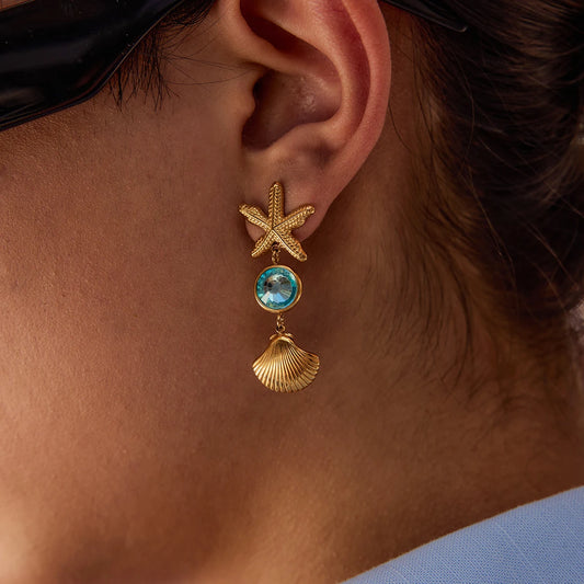 Blue Jewell Starfish Collection