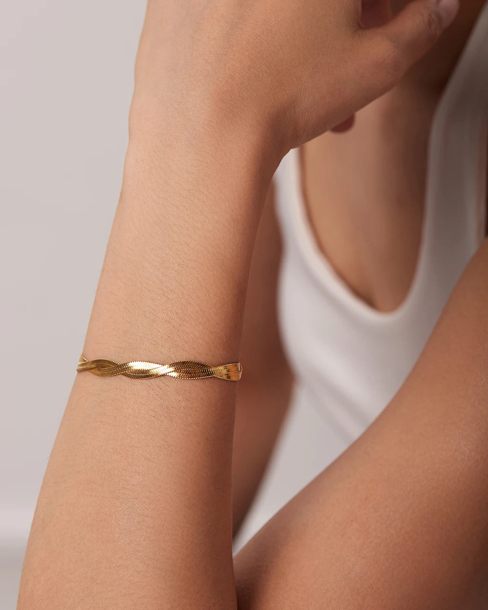 Gold Snake Chain Bracelet
