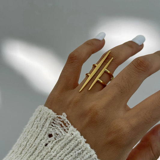 Double Blade Ring